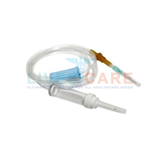 Disposable Medical Iv Infusion Extension Set Extension Tube luer Lock  Connector Tube Length 150cm Diameter 4.0